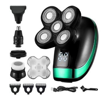 Barbeador elétrico recarregável 5 em 1